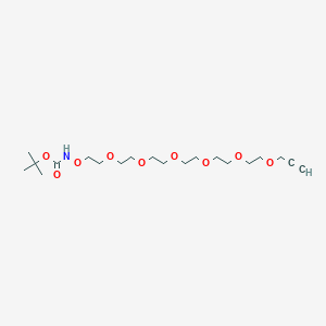 molecular formula C20H37NO9 B611202 叔丁氧羰基氨基氧基-PEG6-炔丙基 CAS No. 2093152-83-9