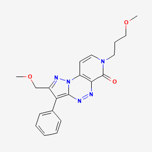 2-(methoxymethyl)-7-(3-methoxypropyl)-3-phenylpyrazolo[5,1-c]pyrido[4,3-e][1,2,4]triazin-6(7H)-one