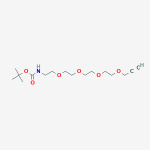 molecular formula C16H29NO6 B611215 叔丁氧羰基-N-酰胺基-PEG4-炔丙基 CAS No. 1219810-90-8