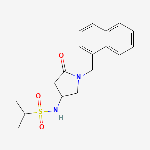 N-[1-(1-naphthylmethyl)-5-oxo-3-pyrrolidinyl]-2-propanesulfonamide