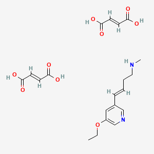 molecular formula C20H26N2O9 B611237 TC 2559 Difumarate CAS No. 212332-35-9