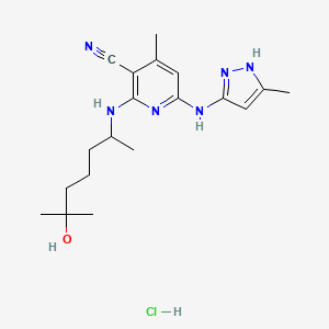 molecular formula C19H29ClN6O B611239 TC-A 2317 盐酸盐 CAS No. 1245907-03-2