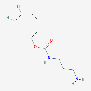 molecular formula C12H22N2O2 B611253 TCO-胺 CAS No. 1609736-43-7