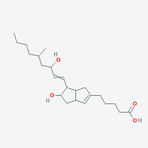 molecular formula C23H38O4 B611277 5-[5-羟基-6-(3-羟基-5-甲基壬-1-烯基)-1,3a,4,5,6,6a-六氢戊环戊烯-2-基]戊酸 CAS No. 106413-54-1