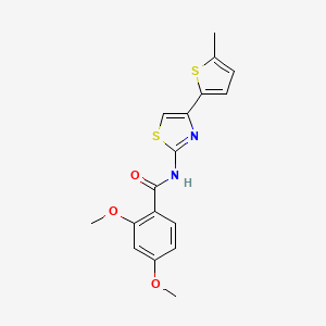 2,4-dimethoxy-N-[4-(5-methyl-2-thienyl)-1,3-thiazol-2-yl]benzamide