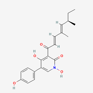 molecular formula C21H23NO5 B611285 Tenellin CAS No. 53823-15-7
