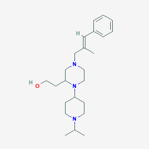 2-{1-(1-isopropyl-4-piperidinyl)-4-[(2E)-2-methyl-3-phenyl-2-propen-1-yl]-2-piperazinyl}ethanol