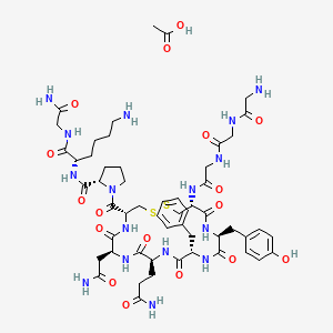 molecular formula C54H78N16O17S2 B611291 泰利普利辛醋酸盐 CAS No. 914453-96-6