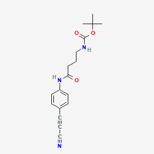 molecular formula C18H21N3O3 B611292 APN-C3-NH-Boc CAS No. 1539292-60-8