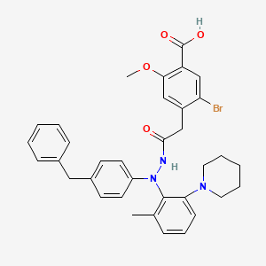 molecular formula C35H36BrN3O4 B611294 泰科韦瑞 CAS No. 1075798-37-6