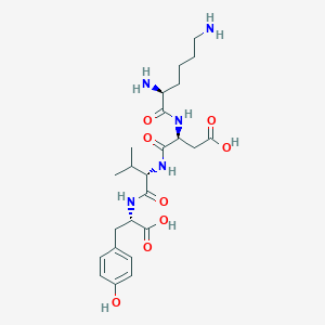 molecular formula C24H37N5O8 B611303 Tetrapeptide-2 CAS No. 75957-56-1