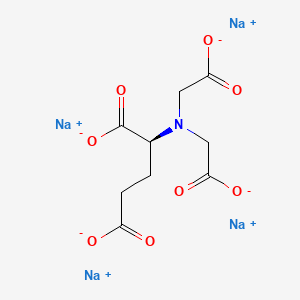 molecular formula C9H12NNa4O83 B611306 谷氨酸四钠二醋酸盐 CAS No. 51981-21-6