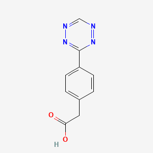 molecular formula C10H8N4O2 B611307 四嗪酸 CAS No. 1380500-92-4