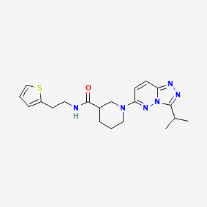 1-(3-isopropyl[1,2,4]triazolo[4,3-b]pyridazin-6-yl)-N-[2-(2-thienyl)ethyl]-3-piperidinecarboxamide