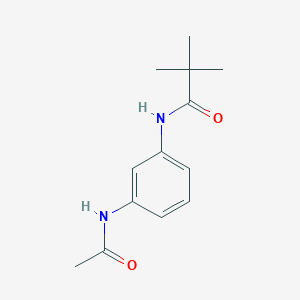 molecular formula C13H18N2O2 B6113091 N-[3-(acetylamino)phenyl]-2,2-dimethylpropanamide CAS No. 521300-04-9