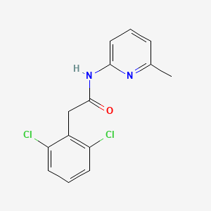molecular formula C14H12Cl2N2O B6113114 2-(2,6-dichlorophenyl)-N-(6-methyl-2-pyridinyl)acetamide 