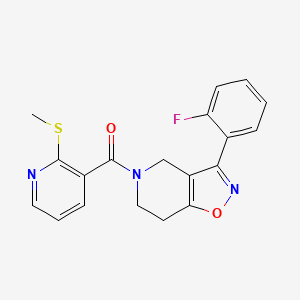 3-(2-fluorophenyl)-5-{[2-(methylthio)-3-pyridinyl]carbonyl}-4,5,6,7-tetrahydroisoxazolo[4,5-c]pyridine