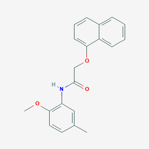 N-(2-methoxy-5-methylphenyl)-2-(1-naphthyloxy)acetamide