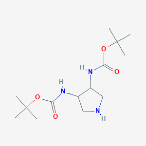 (R,R)-3,4-trans-(N-Boc)-diaminopyrrolidine