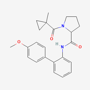 N-(4'-methoxy-2-biphenylyl)-1-[(1-methylcyclopropyl)carbonyl]prolinamide