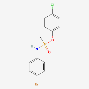 4-chlorophenyl N-(4-bromophenyl)-P-methylphosphonamidoate