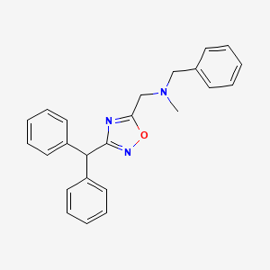 N-benzyl-1-[3-(diphenylmethyl)-1,2,4-oxadiazol-5-yl]-N-methylmethanamine