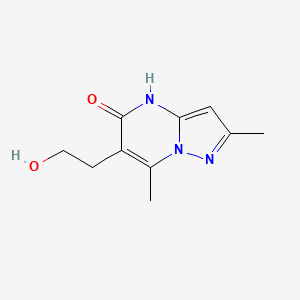 6-(2-hydroxyethyl)-2,7-dimethylpyrazolo[1,5-a]pyrimidin-5-ol