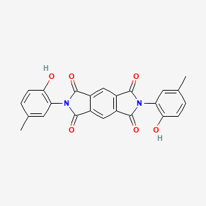 2,6-bis(2-hydroxy-5-methylphenyl)pyrrolo[3,4-f]isoindole-1,3,5,7(2H,6H)-tetrone