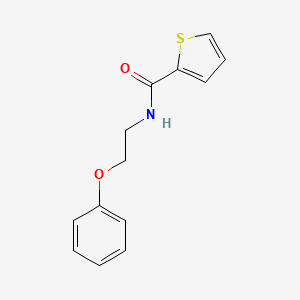 molecular formula C13H13NO2S B6113696 N-(2-phenoxyethyl)-2-thiophenecarboxamide 