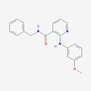 molecular formula C20H19N3O2 B6113746 N-benzyl-2-[(3-methoxyphenyl)amino]nicotinamide 