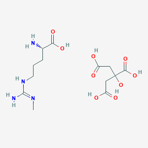 molecular formula C13H24N4O9 B611376 Tilarginine citrate CAS No. 209913-88-2