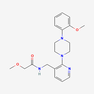 2-methoxy-N-({2-[4-(2-methoxyphenyl)-1-piperazinyl]-3-pyridinyl}methyl)acetamide