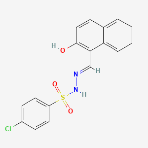 4-chloro-N'-[(2-hydroxy-1-naphthyl)methylene]benzenesulfonohydrazide