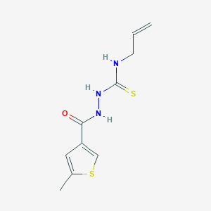 N-allyl-2-[(5-methyl-3-thienyl)carbonyl]hydrazinecarbothioamide