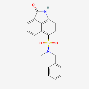 N-benzyl-N-methyl-2-oxo-1,2-dihydrobenzo[cd]indole-6-sulfonamide