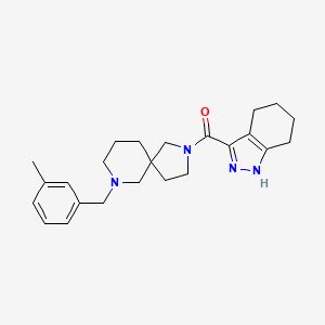 7-(3-methylbenzyl)-2-(4,5,6,7-tetrahydro-2H-indazol-3-ylcarbonyl)-2,7-diazaspiro[4.5]decane