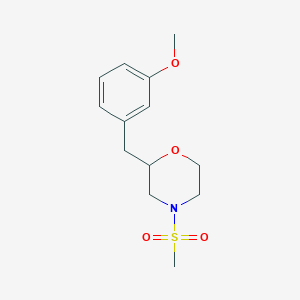 2-(3-methoxybenzyl)-4-(methylsulfonyl)morpholine