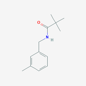 molecular formula C13H19NO B6114215 2,2-dimethyl-N-(3-methylbenzyl)propanamide 