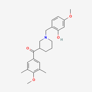 [1-(2-hydroxy-4-methoxybenzyl)-3-piperidinyl](4-methoxy-3,5-dimethylphenyl)methanone