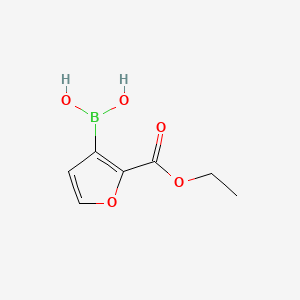 B611453 (2-(Ethoxycarbonyl)furan-3-yl)boronic acid CAS No. 1150114-62-7
