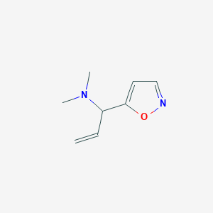 molecular formula C8H12N2O B611455 5-Isoxazolemethanamine, alpha-ethenyl-N,N-dimethyl- CAS No. 951698-15-0