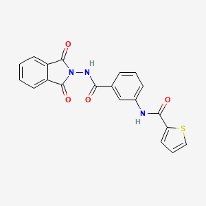 N-(3-{[(1,3-dioxo-1,3-dihydro-2H-isoindol-2-yl)amino]carbonyl}phenyl)-2-thiophenecarboxamide