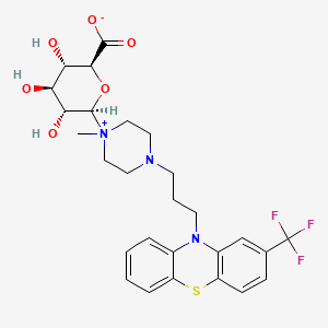 molecular formula C27H32F3N3O6S B611474 Trifluoperazine N-Glucuronide CAS No. 165602-90-4