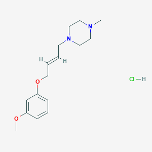 1-[4-(3-methoxyphenoxy)but-2-en-1-yl]-4-methylpiperazine hydrochloride