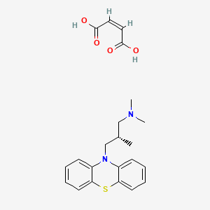 molecular formula C22H26N2O4S B611478 马来酸曲美帕辛，(S)- CAS No. 179463-08-2