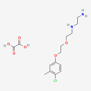 molecular formula C15H23ClN2O6 B6114835 N-{2-[2-(4-chloro-3-methylphenoxy)ethoxy]ethyl}-1,2-ethanediamine oxalate 