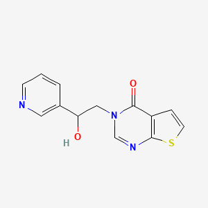 molecular formula C13H11N3O2S B6114865 3-(2-hydroxy-2-pyridin-3-ylethyl)thieno[2,3-d]pyrimidin-4(3H)-one 
