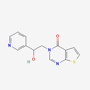 3-(2-hydroxy-2-pyridin-3-ylethyl)thieno[2,3-d]pyrimidin-4(3H)-one