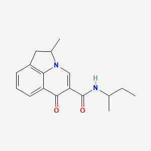 N-(sec-butyl)-2-methyl-6-oxo-1,2-dihydro-6H-pyrrolo[3,2,1-ij]quinoline-5-carboxamide