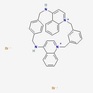 molecular formula C34H30Br2N4 B611545 UCL-1684 Br CAS No. 199934-16-2